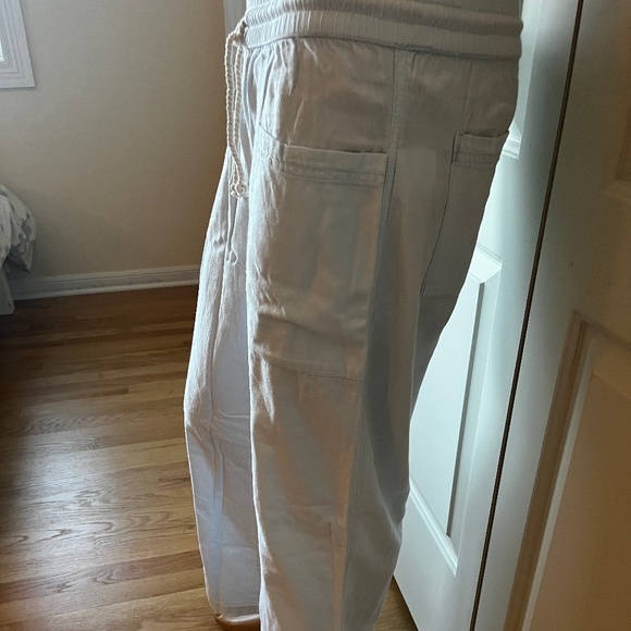 NWT Pact Light Wash Chambray Organic Cotton Pants S - Picture 2 of 4